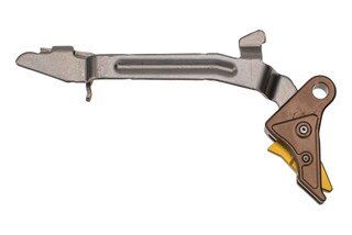 Overwatch Precision Glock Gen 1-4 9/40/357 TAC Trigger in FDE/Gold
